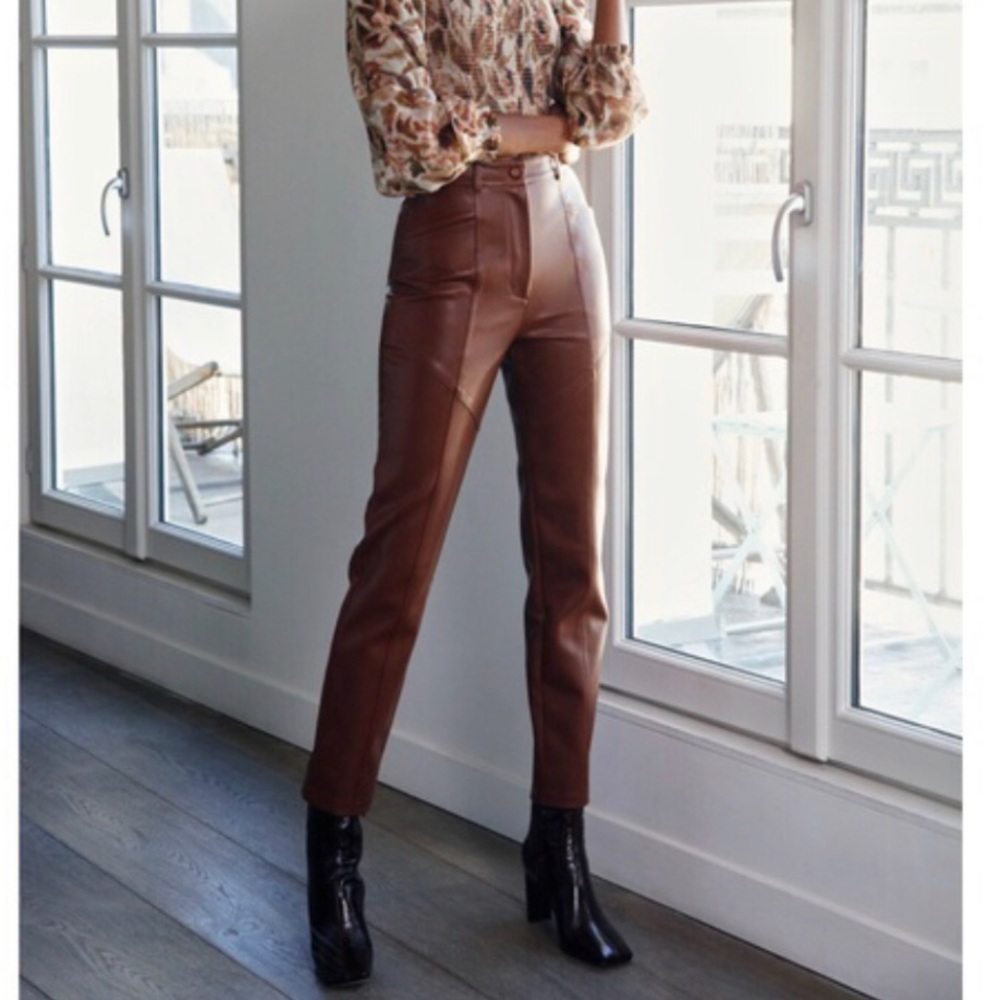 Aritzia Rebel vegan leather Pant